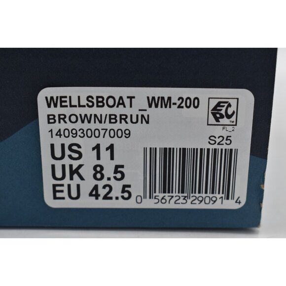 Sperry Womens Size 11 Wells Brown Leather Nubuck Slip On Boat Shoes - Picture 13 of 13